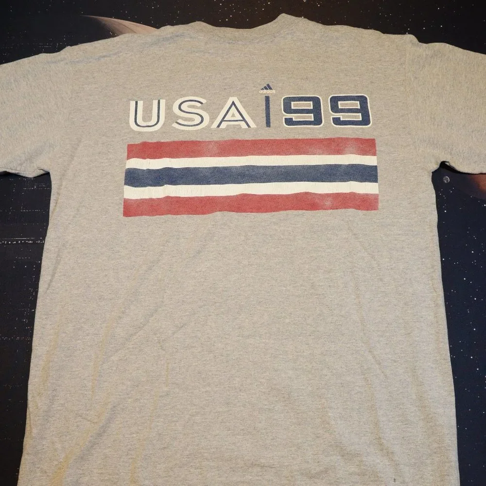 Adidas Originals Women's Vintage T-Shirt Crew Neck Short Sleeve Tee Top Size M‎